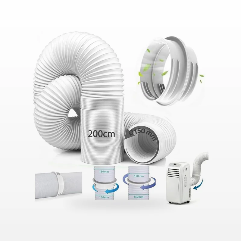 Rallonge de tuyau 2 m Ø 150 mm